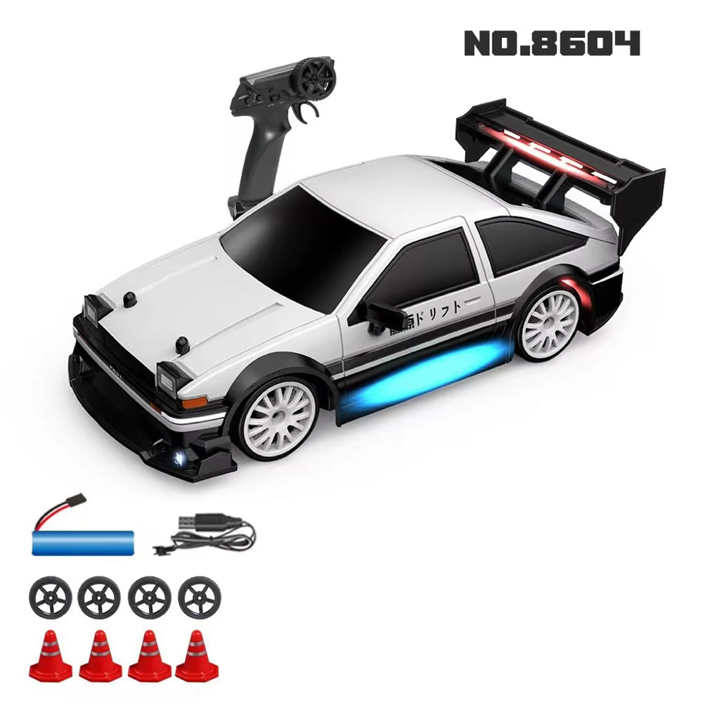 1:24 Scale 4WD RC Drift Car GTRPRO AE86PRO RTR Metal Tires Ready to Race Kid Adult Toy Birthday Gift