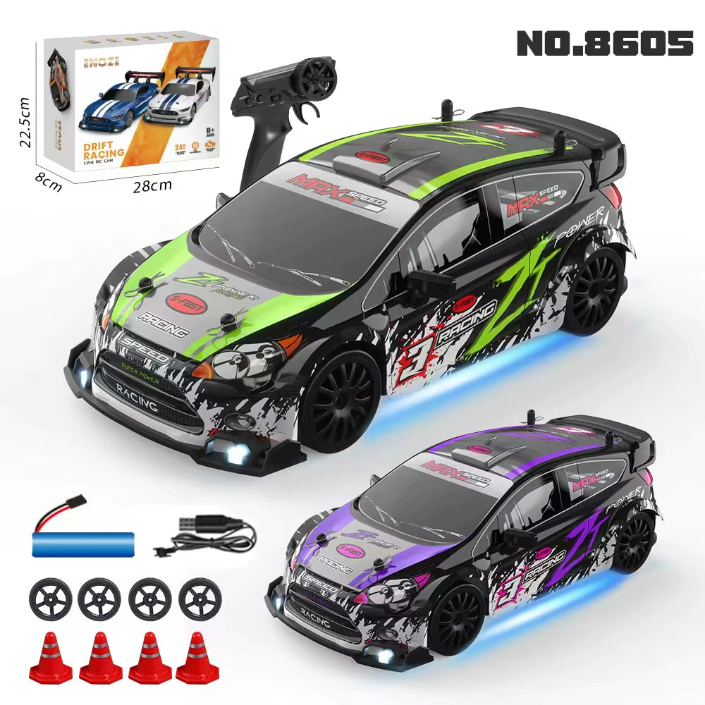 1:24 Scale 4WD RC Drift Car GTRPRO AE86PRO RTR Metal Tires Ready to Race Kid Adult Toy Birthday Gift