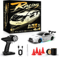 RC Drift Car, 1/43 Mini RC Drift Car with Gyro, 2.4Ghz Full Proportional Control, 20M/H 4WD High Speed Remote Control Alloy, LED Lights & Drift Tires, Toys Gift for Adults, Boys and Girls