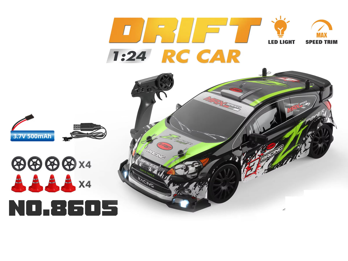 1:24 Scale 4WD RC Drift Car GTRPRO AE86PRO RTR Metal Tires Ready to Race Kid Adult Toy Birthday Gift