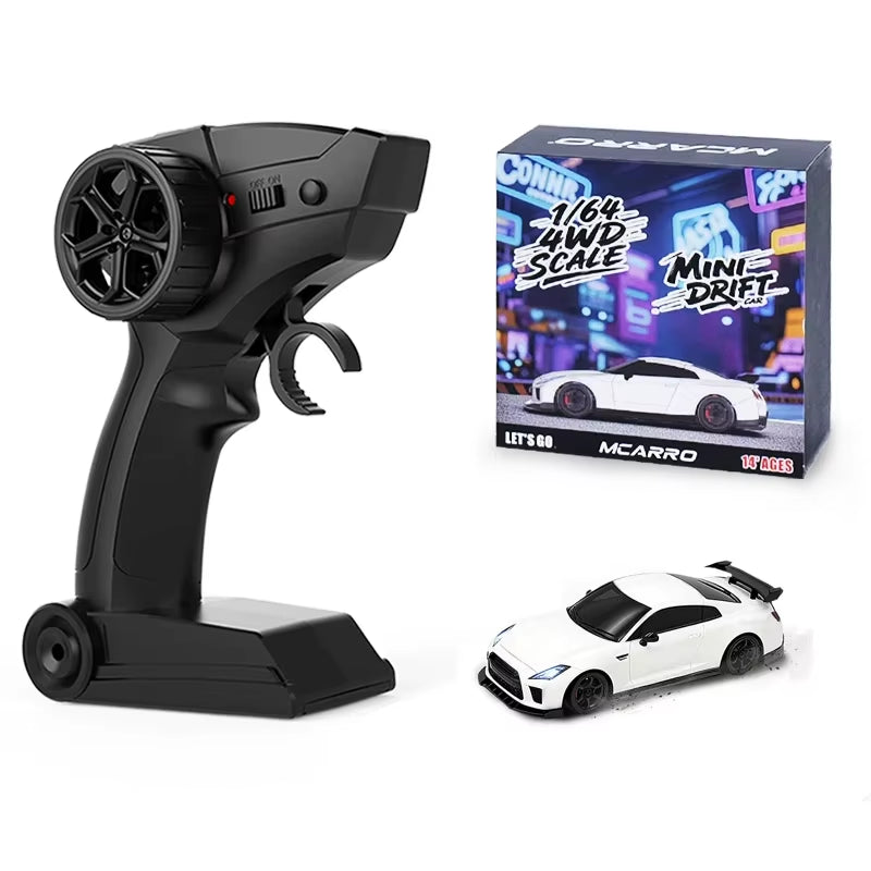 1:64 RC Drift Car 2.4G 4WD High Speed Racing Car Model Professional Remote Control Sports Toy for RC Hobbyists Kids Collection