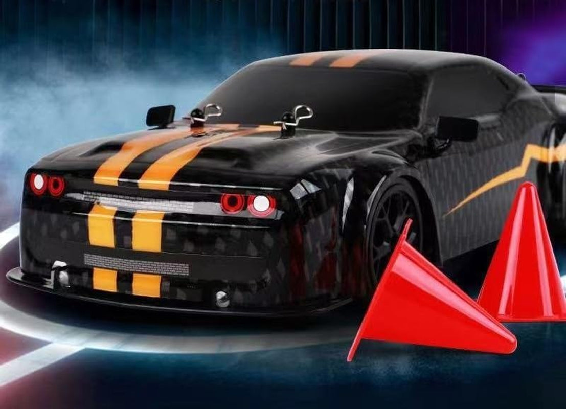 -2.4G,1:14,High Speed Remote Control Drift Car,2 Rechargeable Battery,Led,Light Up,Up to 28Km/H,4Wd Racing Fast Drift RC Car Vehicle Toys for Boys Girls, Xmas Birthday Gifts for Kids,1
