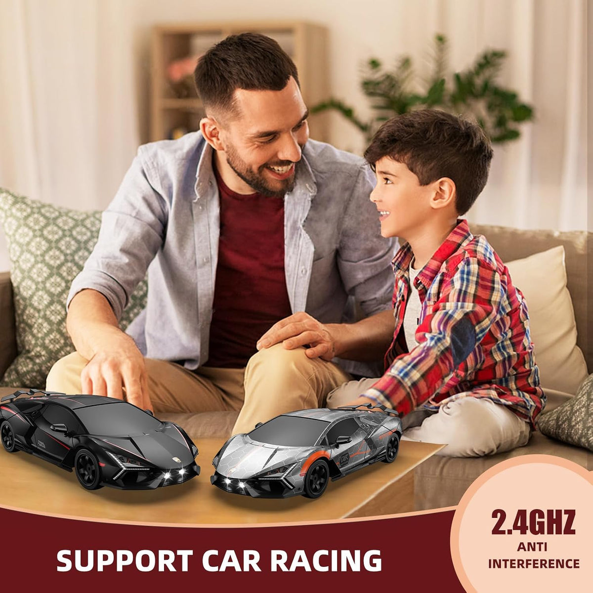 RC Drift Car, Drifting RC Car 2.4Ghz 1/16 Remote Control Cars 4WD High Speed Racing Vehicle Remote Control Drifting Cars Sport Toy Cars for Adults Boys Girls Kids Black
