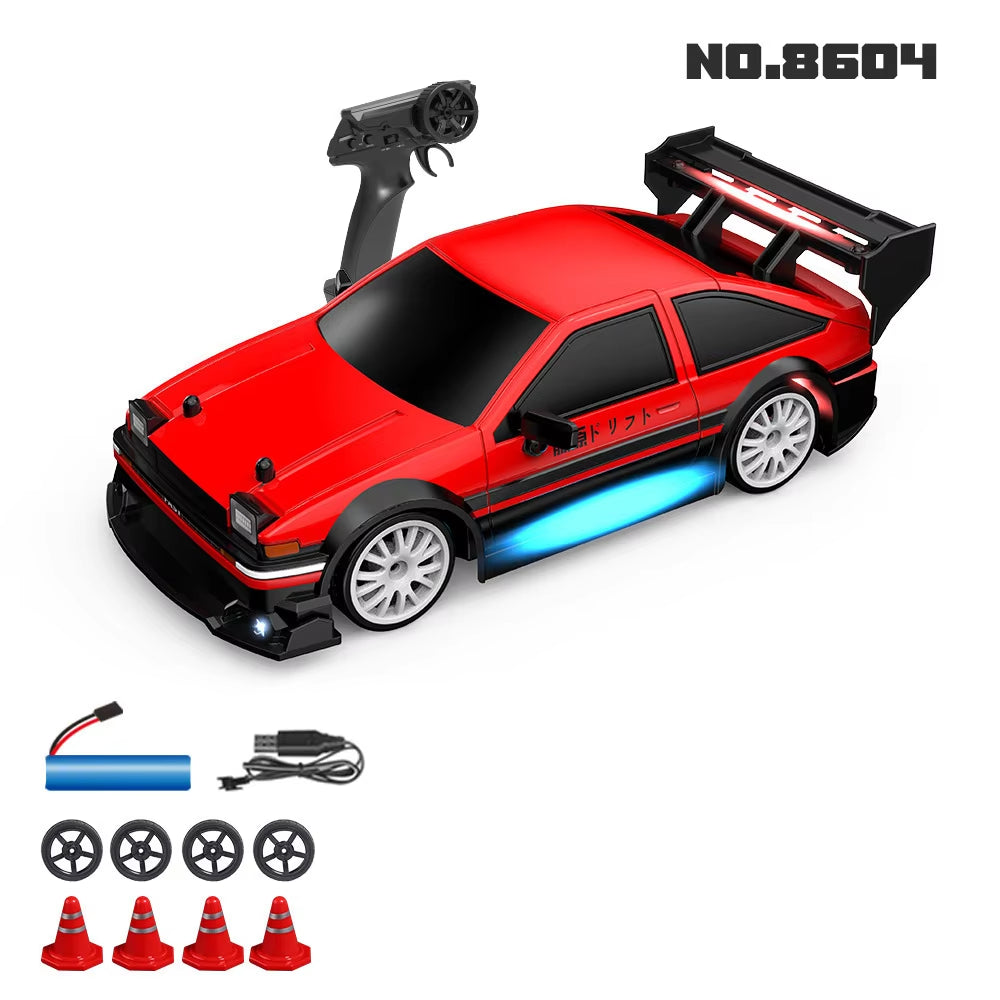1:24 Scale 4WD RC Drift Car GTRPRO AE86PRO RTR Metal Tires Ready to Race Kid Adult Toy Birthday Gift