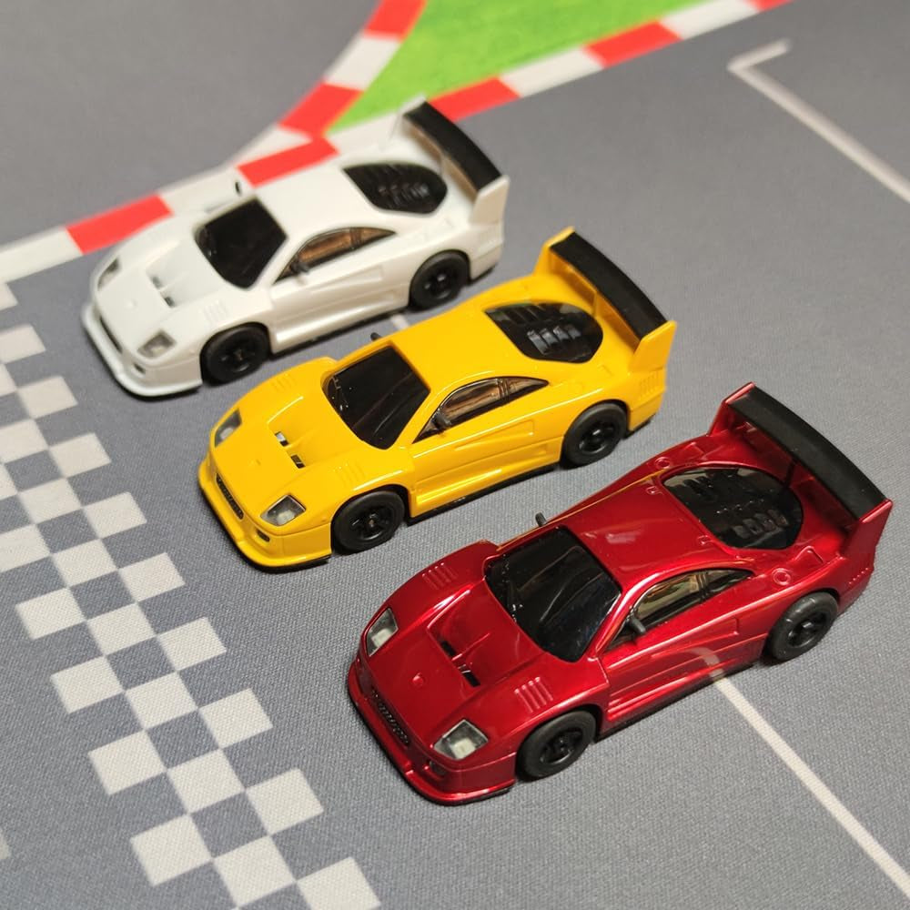 S100 LDARC 1:64 Scale Remote Control Racing Car Mini RC Drift Cars, 2.4G Full Proportional Steering Independent Suspension Desktop Remote Control Sports Car RTR for Adults & Enthusiasts (Yellow)