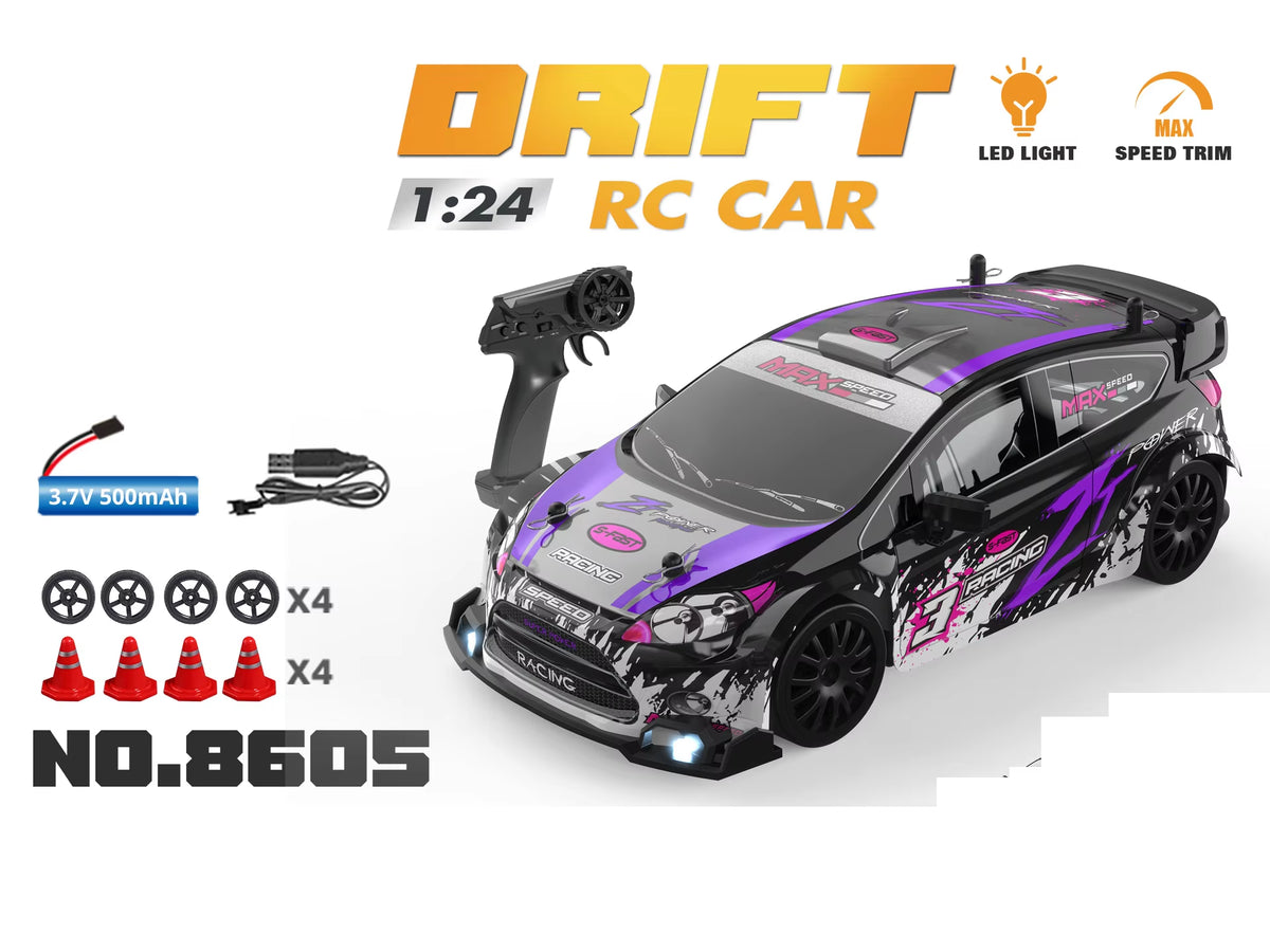 1:24 Scale 4WD RC Drift Car GTRPRO AE86PRO RTR Metal Tires Ready to Race Kid Adult Toy Birthday Gift
