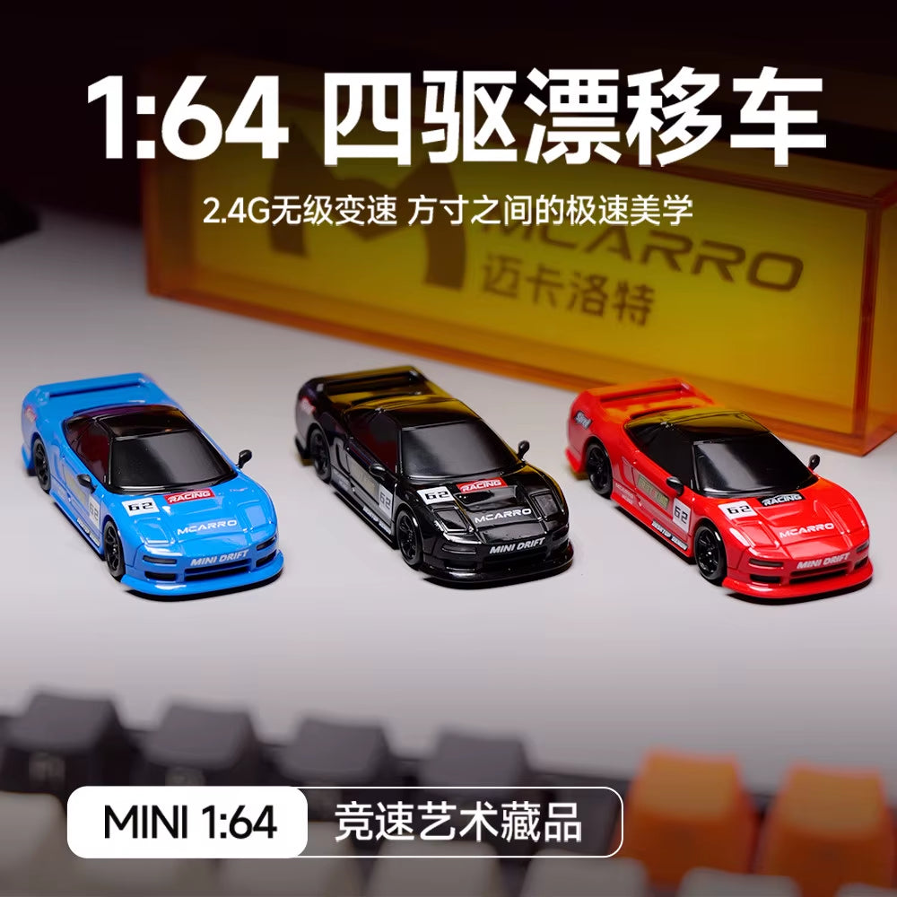 1:64 RC Drift Car 2.4G 4WD High Speed Racing Car Model Professional Remote Control Sports Toy for RC Hobbyists Kids Collection