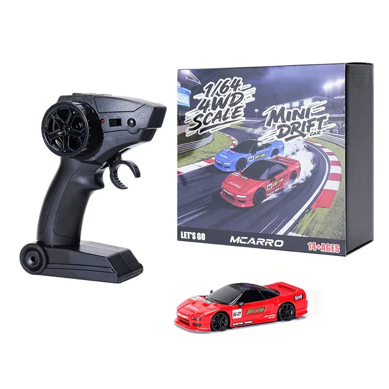 1:64 RC Drift Car 2.4G 4WD High Speed Racing Car Model Professional Remote Control Sports Toy for RC Hobbyists Kids Collection