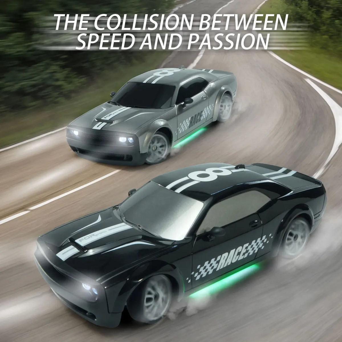 1:20 RC Car Four-Wheel Drive Remote Control High-Speed Off-Road Vehicle Drift Children Electric Racing Toys for Kids Boy Gifts