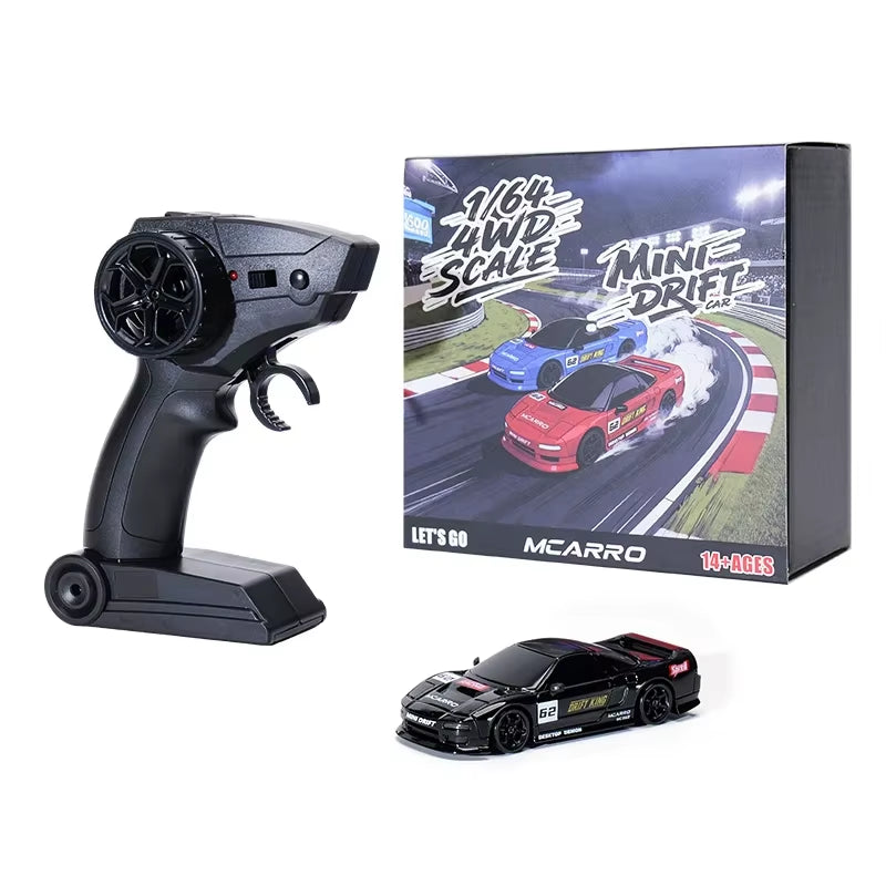 1:64 RC Drift Car 2.4G 4WD High Speed Racing Car Model Professional Remote Control Sports Toy for RC Hobbyists Kids Collection