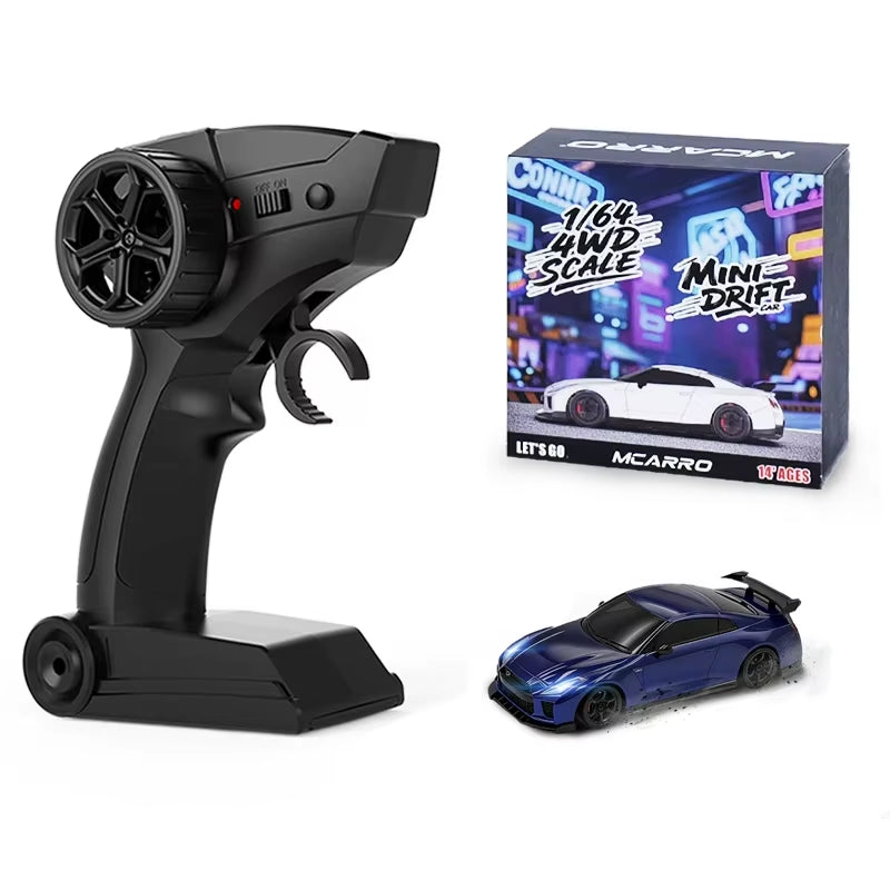 1:64 RC Drift Car 2.4G 4WD High Speed Racing Car Model Professional Remote Control Sports Toy for RC Hobbyists Kids Collection