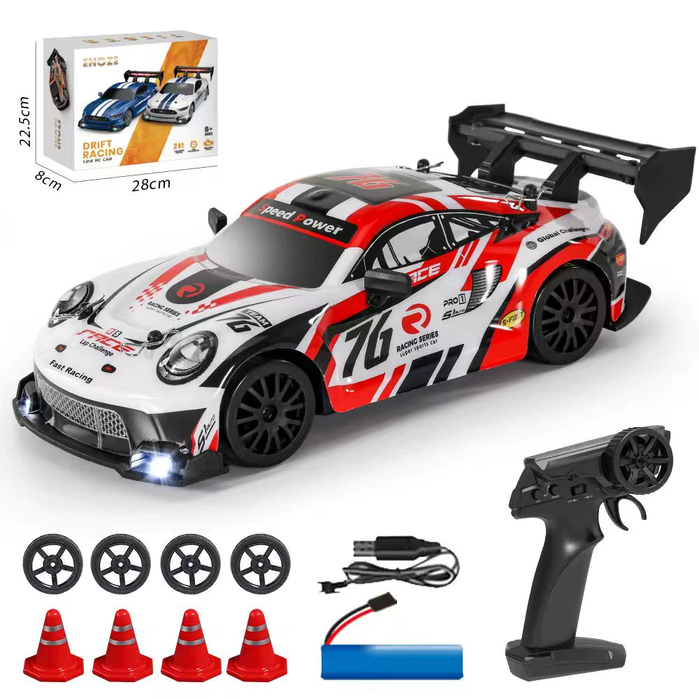 1:24 Scale 4WD RC Drift Car GTRPRO AE86PRO RTR Metal Tires Ready to Race Kid Adult Toy Birthday Gift