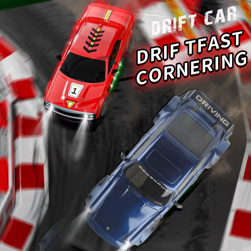 KF27 1:20 RC Drift Car with LED Light 4WD Radio Remote Control Vehical Professional 4X4 Racing High Speed Toy for Kids Best Gift